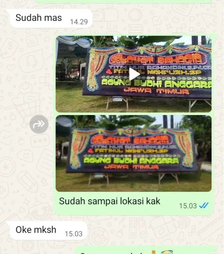 Pengiriman Papan Bunga Kertamukti Cilebar