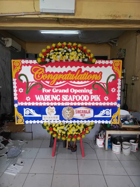 Papan Bunga Ucapan Selamat Kertamukti Cilebar